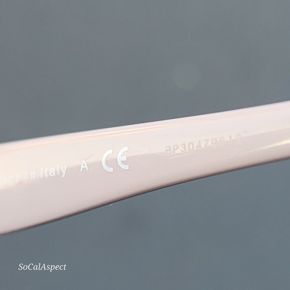 Prada Eyeglasses Frames Only, VPR 65R 53-16-140 Pink, Made in Italy - Picture 6 of 13